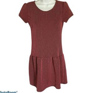 Retro movie mini Dress! pink & black, Small